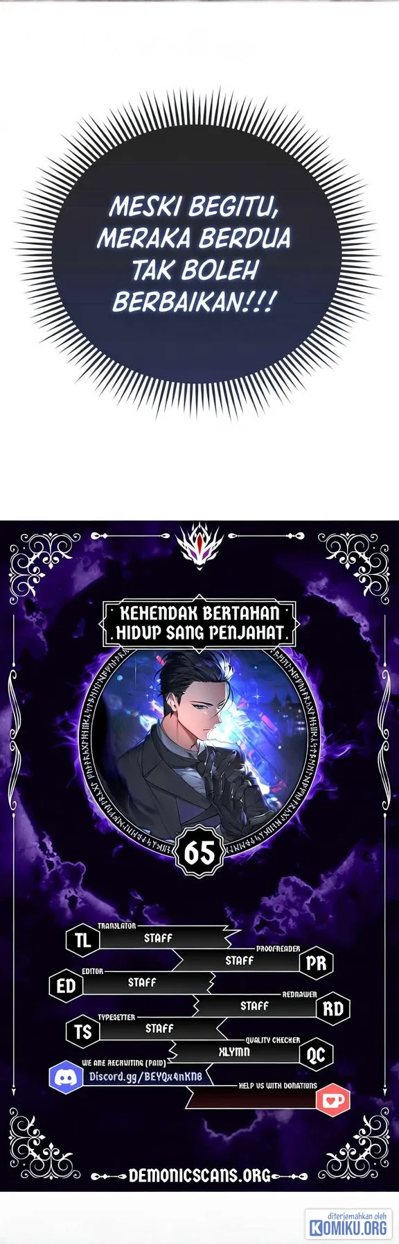 The Villain Wants To Live Chapter 65 Gambar 8