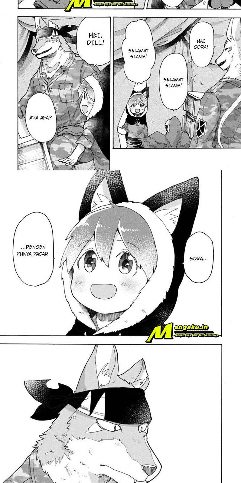 Manga The Wolf Child Sora in the War Zone Chapter 4 gambar 2