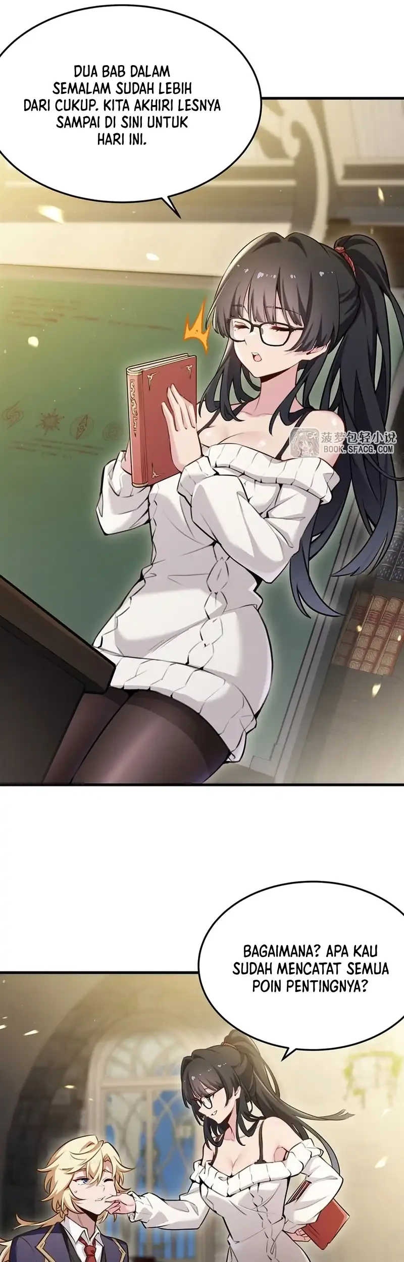The Yellow-haired Villain in Female Main Character’s Novel wants Happiness Chapter 81 Gambar 4