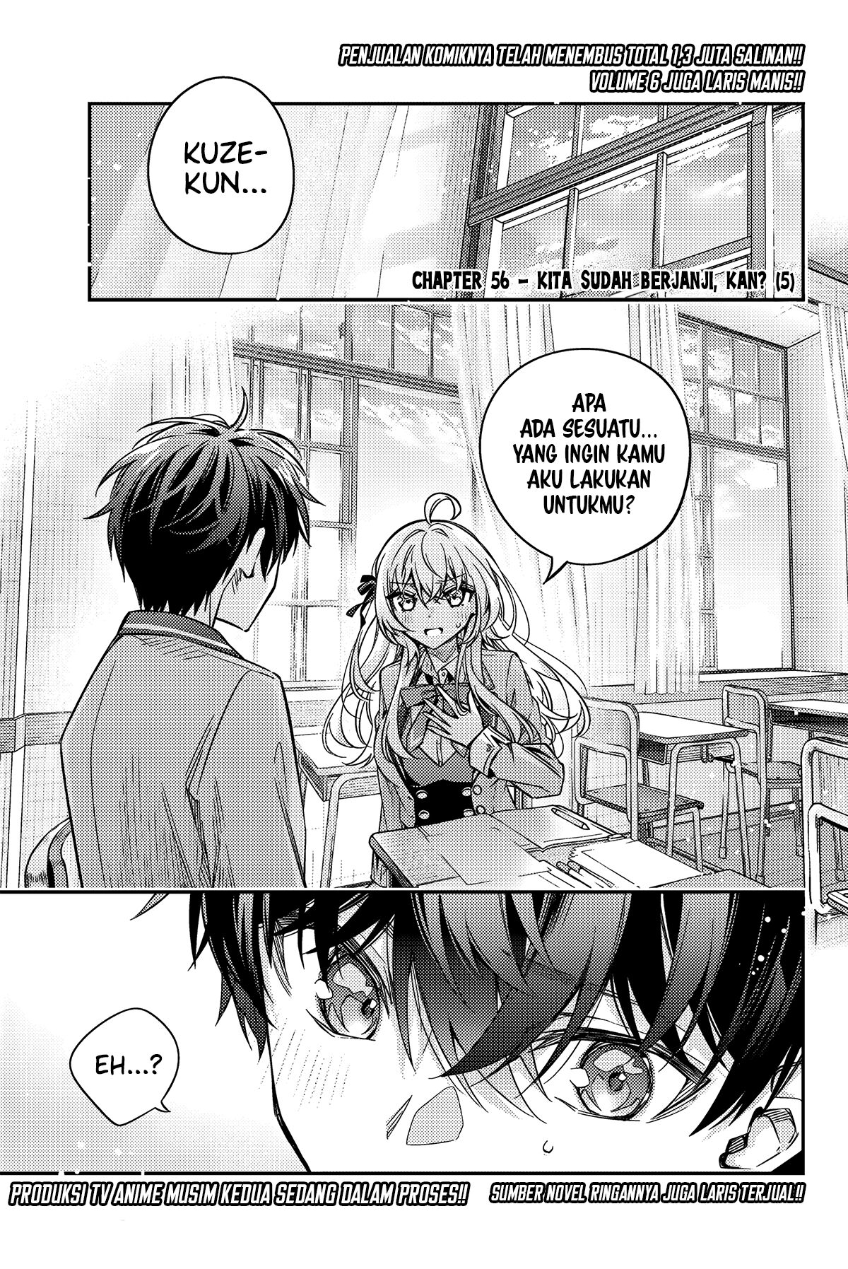 Manga Tokidoki Bosotto Roshiago de Dereru Tonari no Alya-san Chapter 56 gambar 2