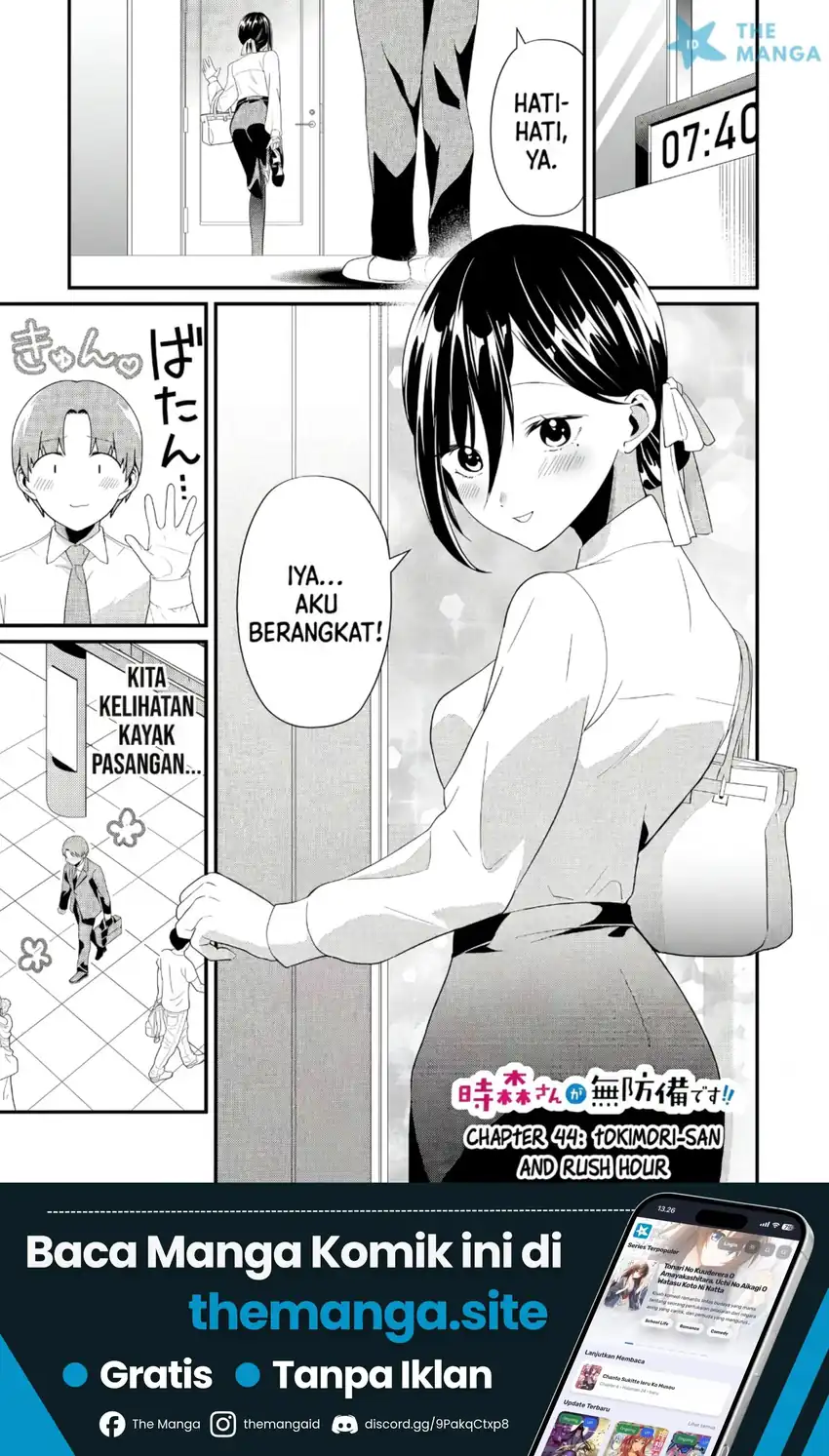 Manga Tokimori-san ga Muboubi desu!! Chapter 44 gambar 2