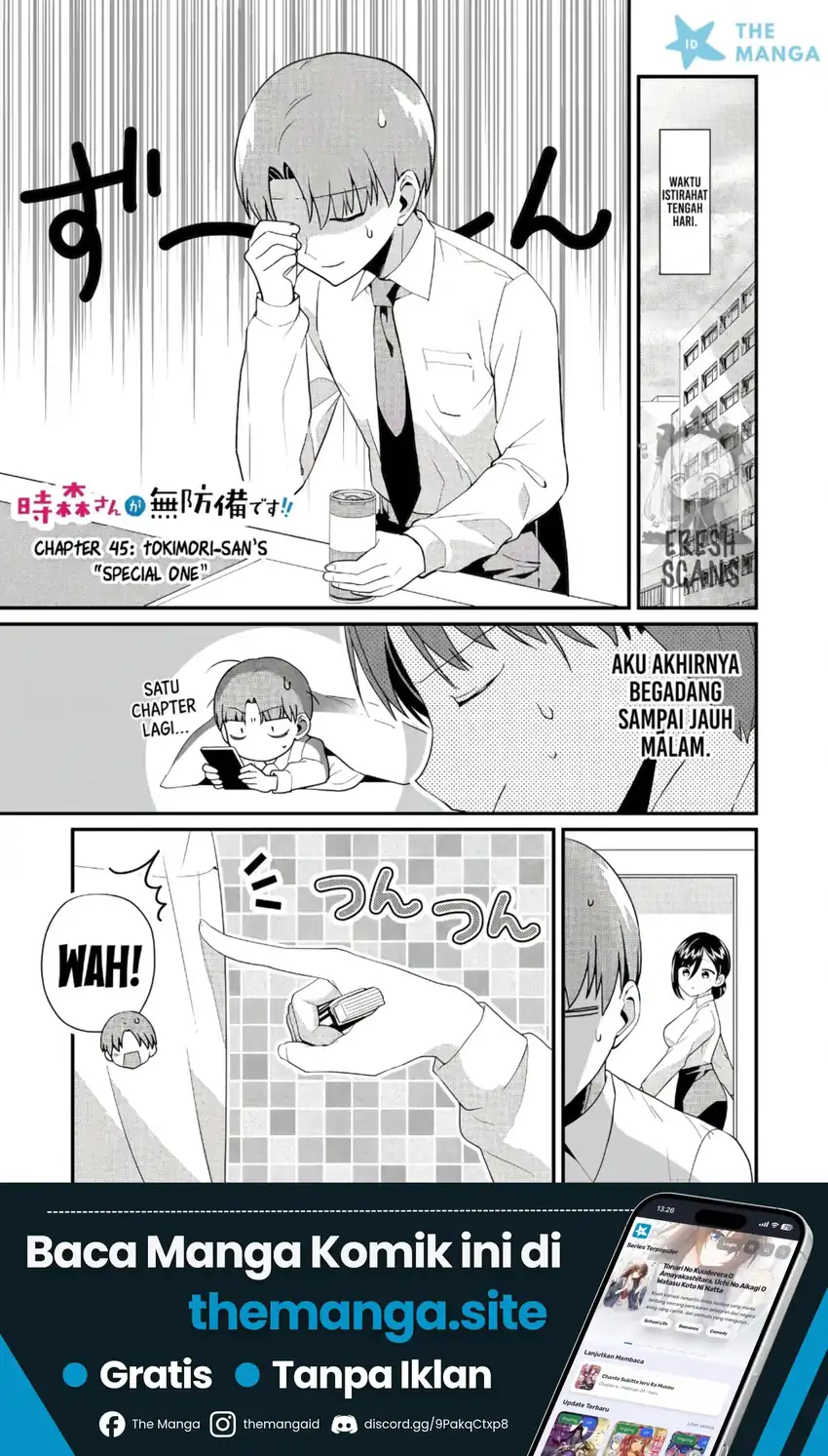 Manga Tokimori-san ga Muboubi desu!! Chapter 45 gambar 2