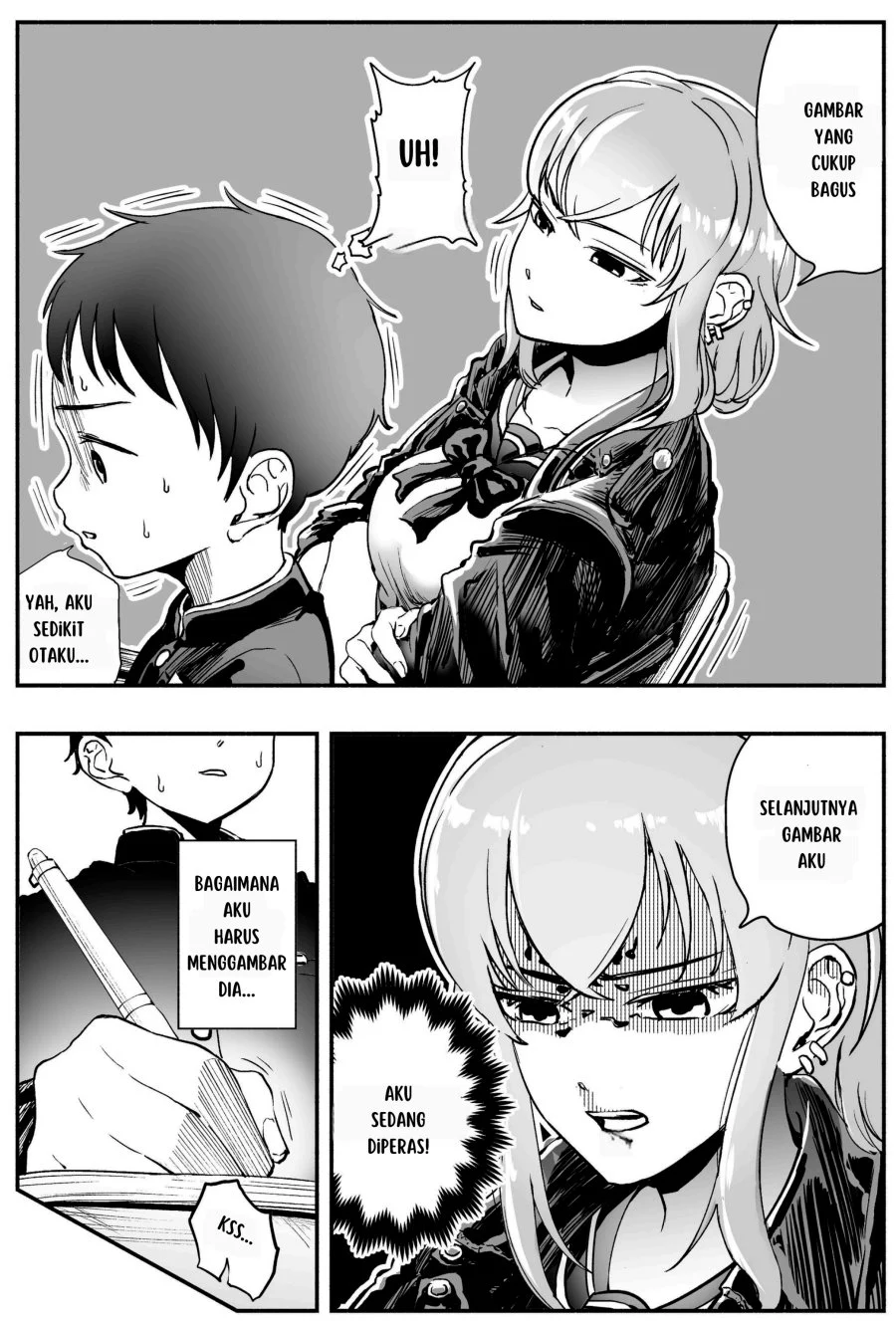 Manga Tonari no Seki no Yankee JK no Jakuten Chapter 1 gambar 2
