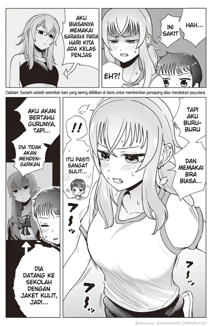 Manga Tonari no Seki no Yankee JK no Jakuten Chapter 10 gambar 2