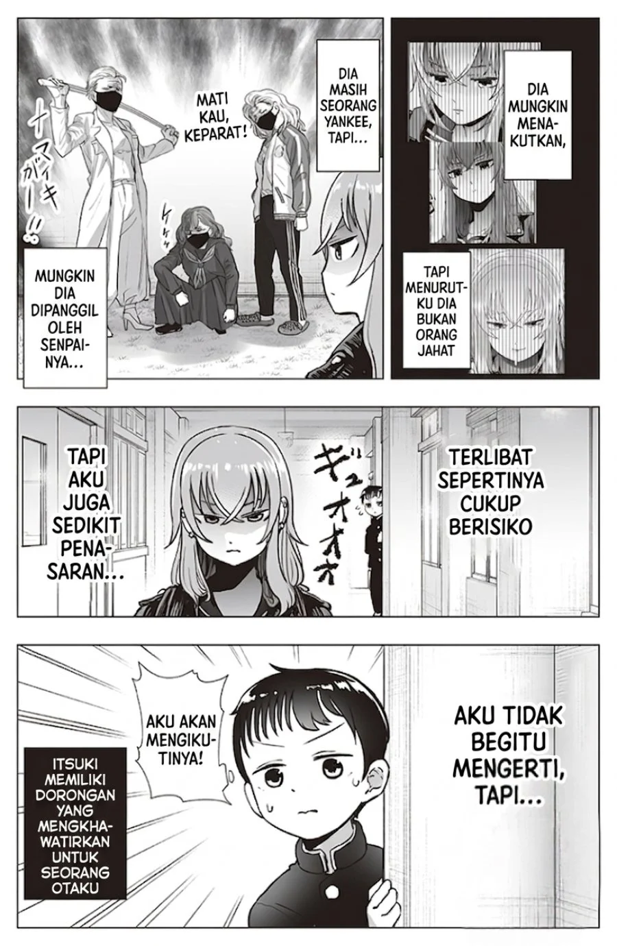 Manga Tonari no Seki no Yankee JK no Jakuten Chapter 6 gambar 2