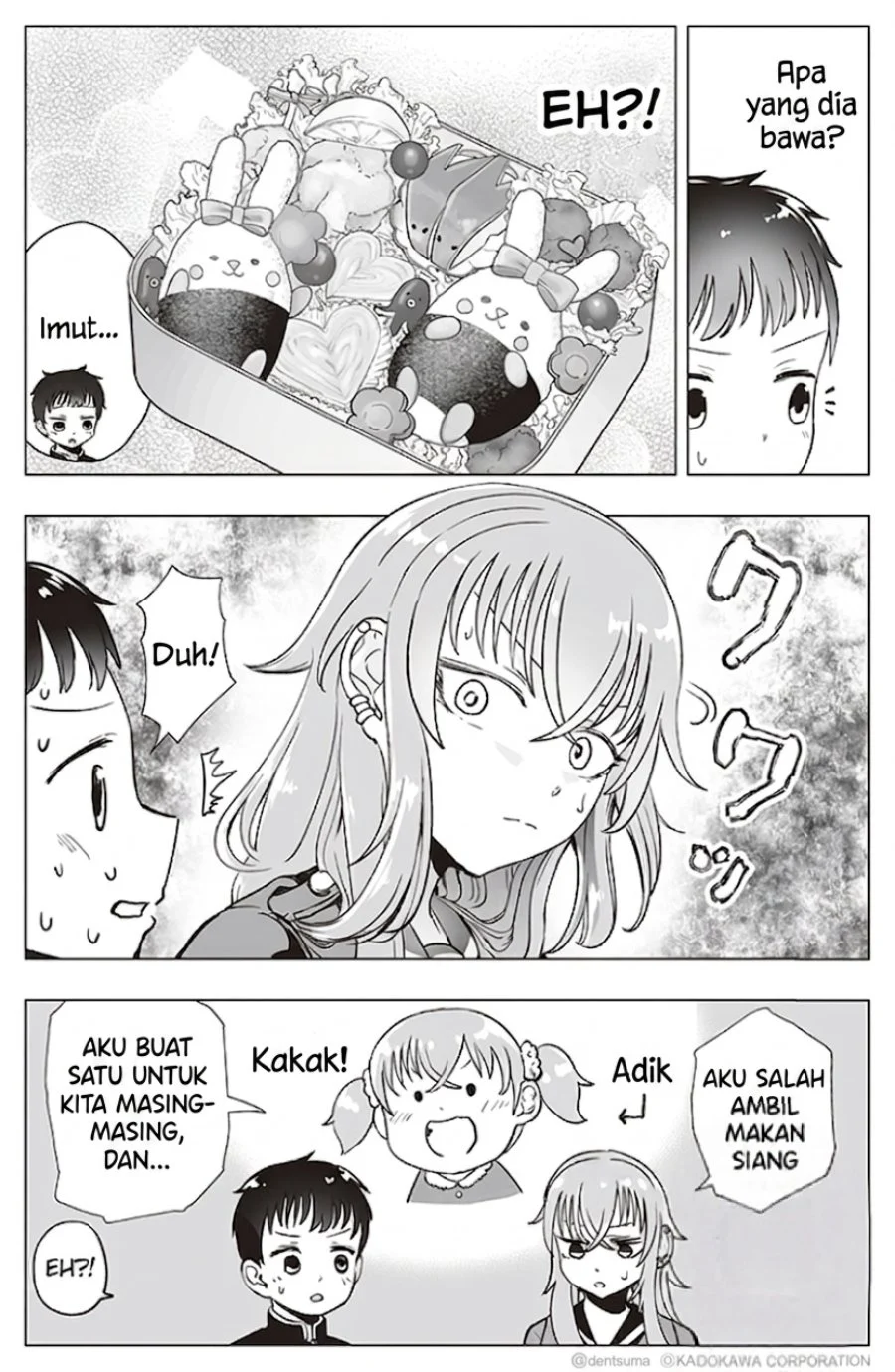 Manga Tonari no Seki no Yankee JK no Jakuten Chapter 7 gambar 2