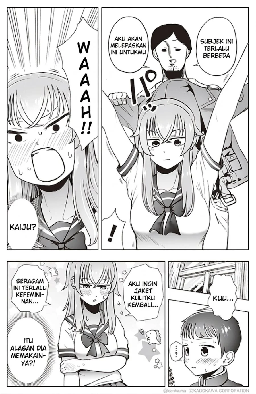 Manga Tonari no Seki no Yankee JK no Jakuten Chapter 8 gambar 2
