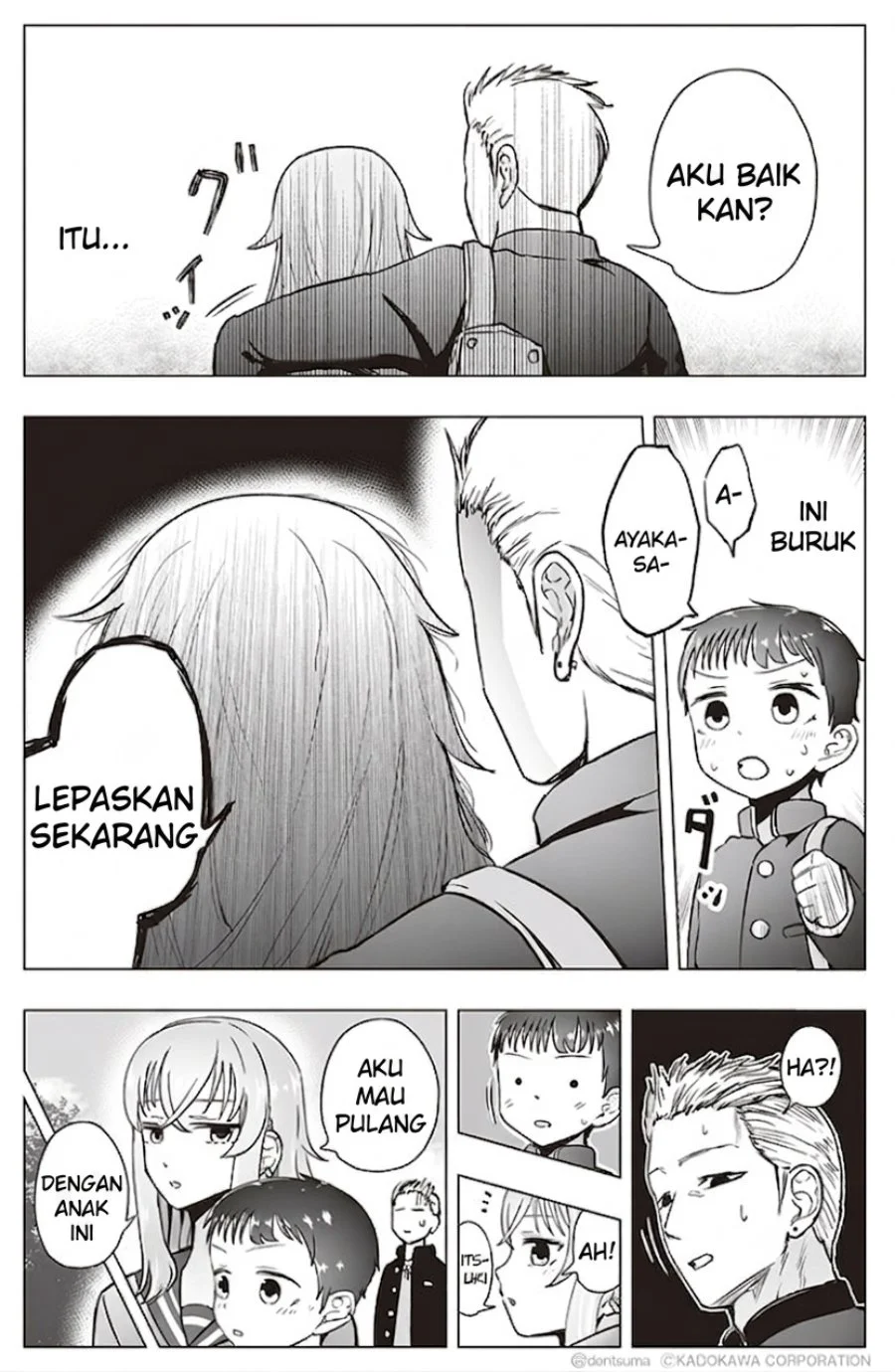 Manga Tonari no Seki no Yankee JK no Jakuten Chapter 9 gambar 2