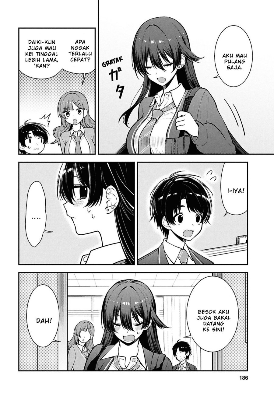 Tonari no Seki no Yankee Shimizu-san ga Kami o Kuroku Sometekita Chapter 11 - Halaman 4