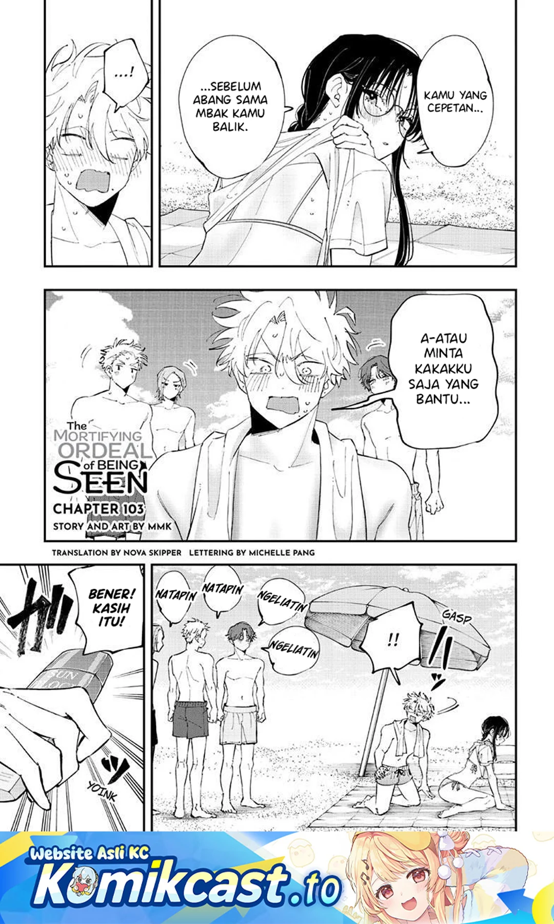 Manga Tonari no Seki no Yatsu ga Souiu Me de Mitekuru Chapter 103 gambar 2