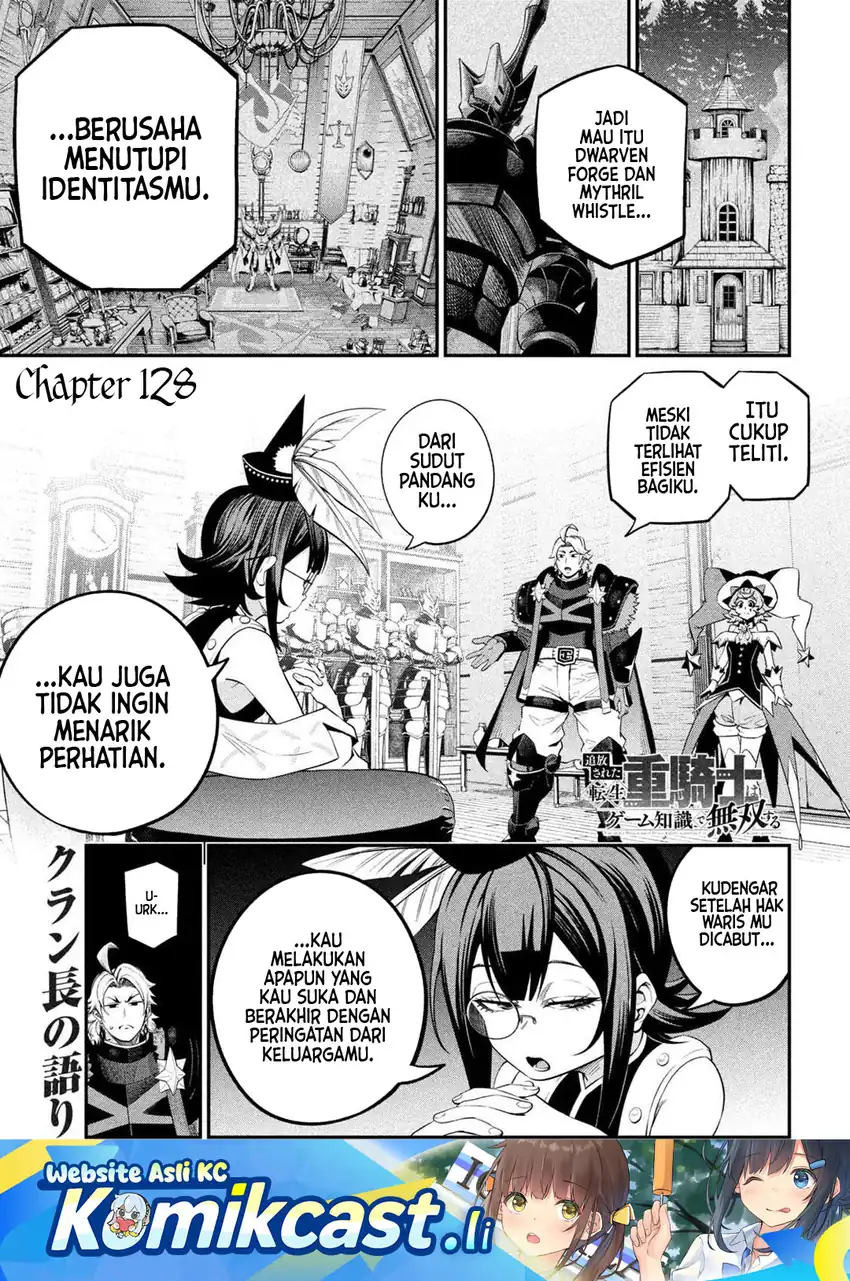 Manga Tsuihou Sareta Tenshou Juu Kishi wa Game Chishiki de Musou Suru Chapter 128 gambar 2