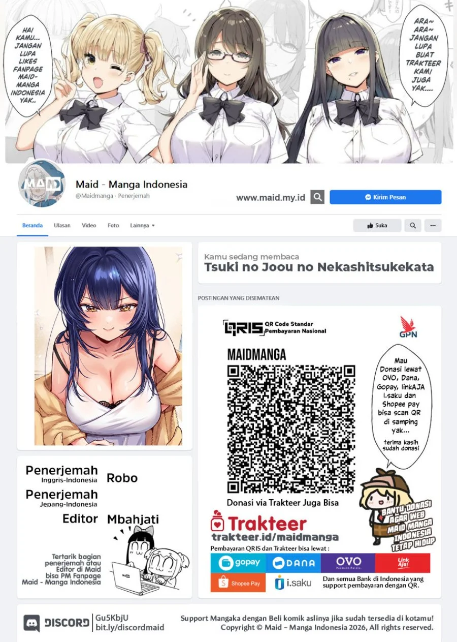 Manga Tsuki no Joou no Nekashitsukekata Chapter 4.1 gambar 2
