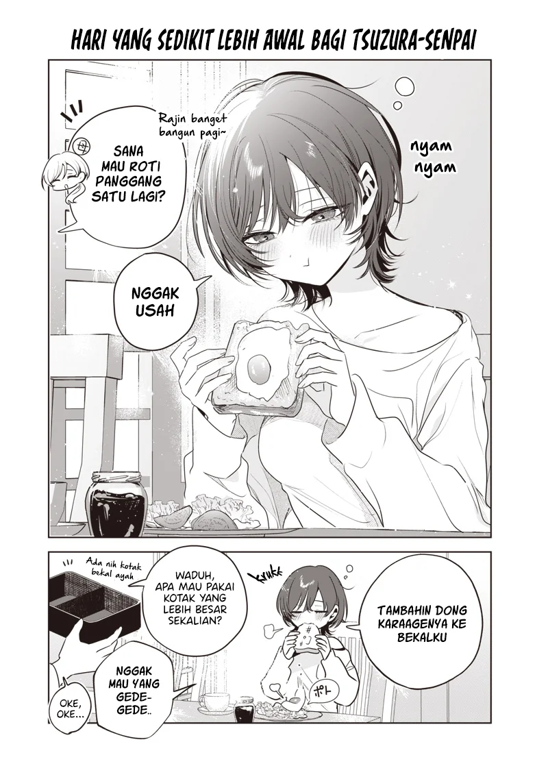 Manga Tsuzura-Senpai wa Motokano Dakara Chapter 11.5 gambar 2