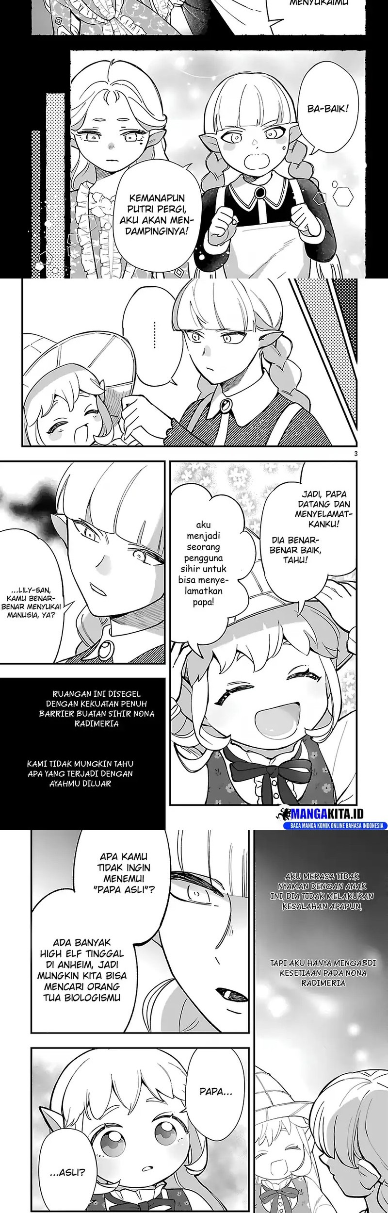 Manga Urenokori no Dorei Elf wo Hirotta no de, Musume ni suru Koto ni shita Chapter 16.1 gambar 2