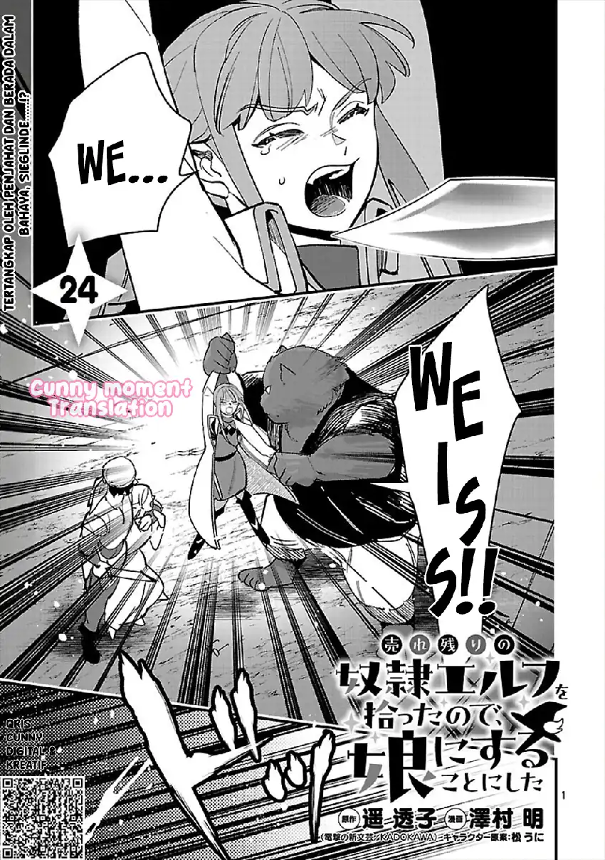Urenokori no Dorei Elf wo Hirotta no de, Musume ni suru Koto ni shita Chapter 24 Gambar 4