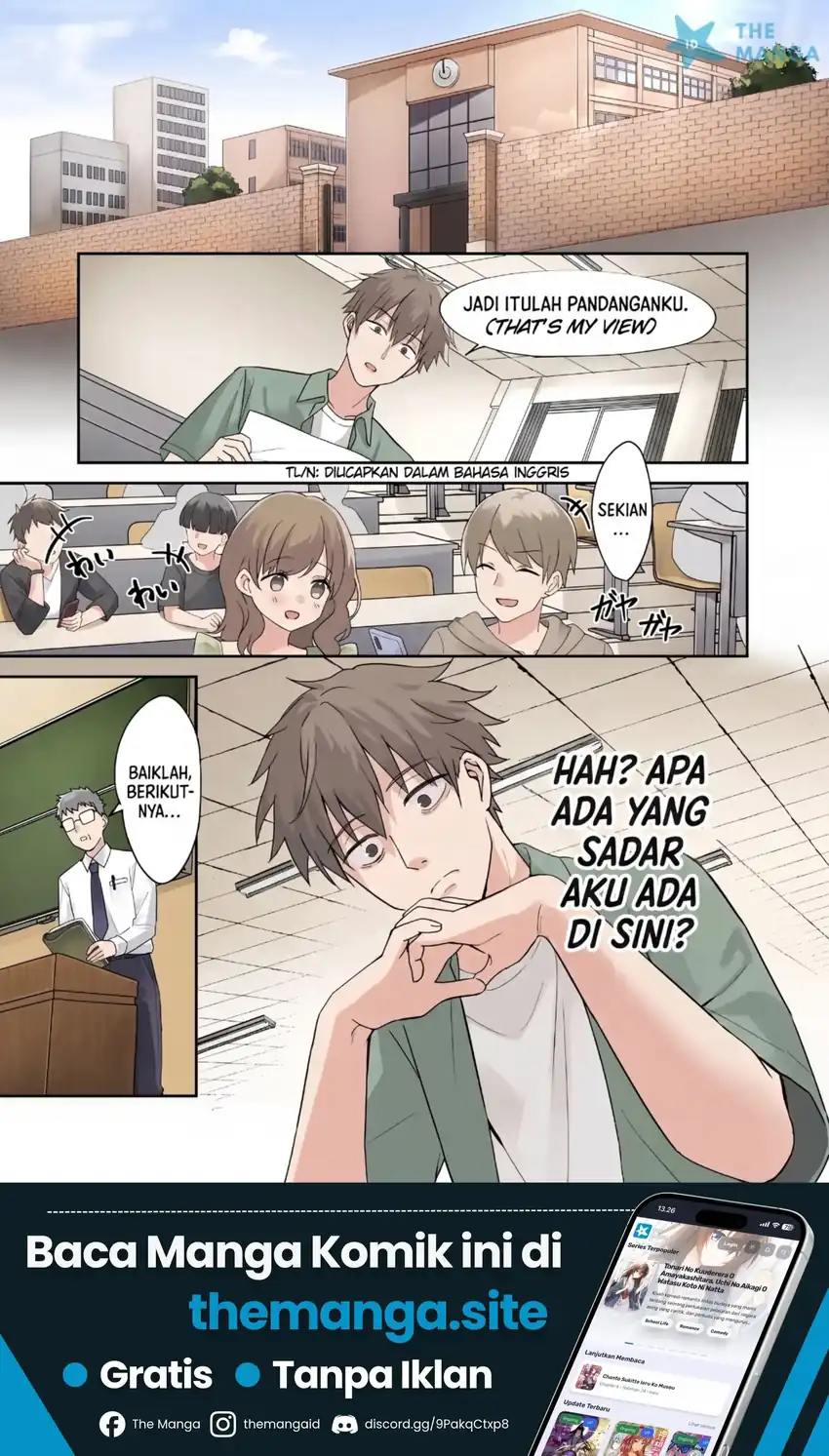 Usotsuki Kanojo no Kagemori-san Chapter 1 Gambar 3