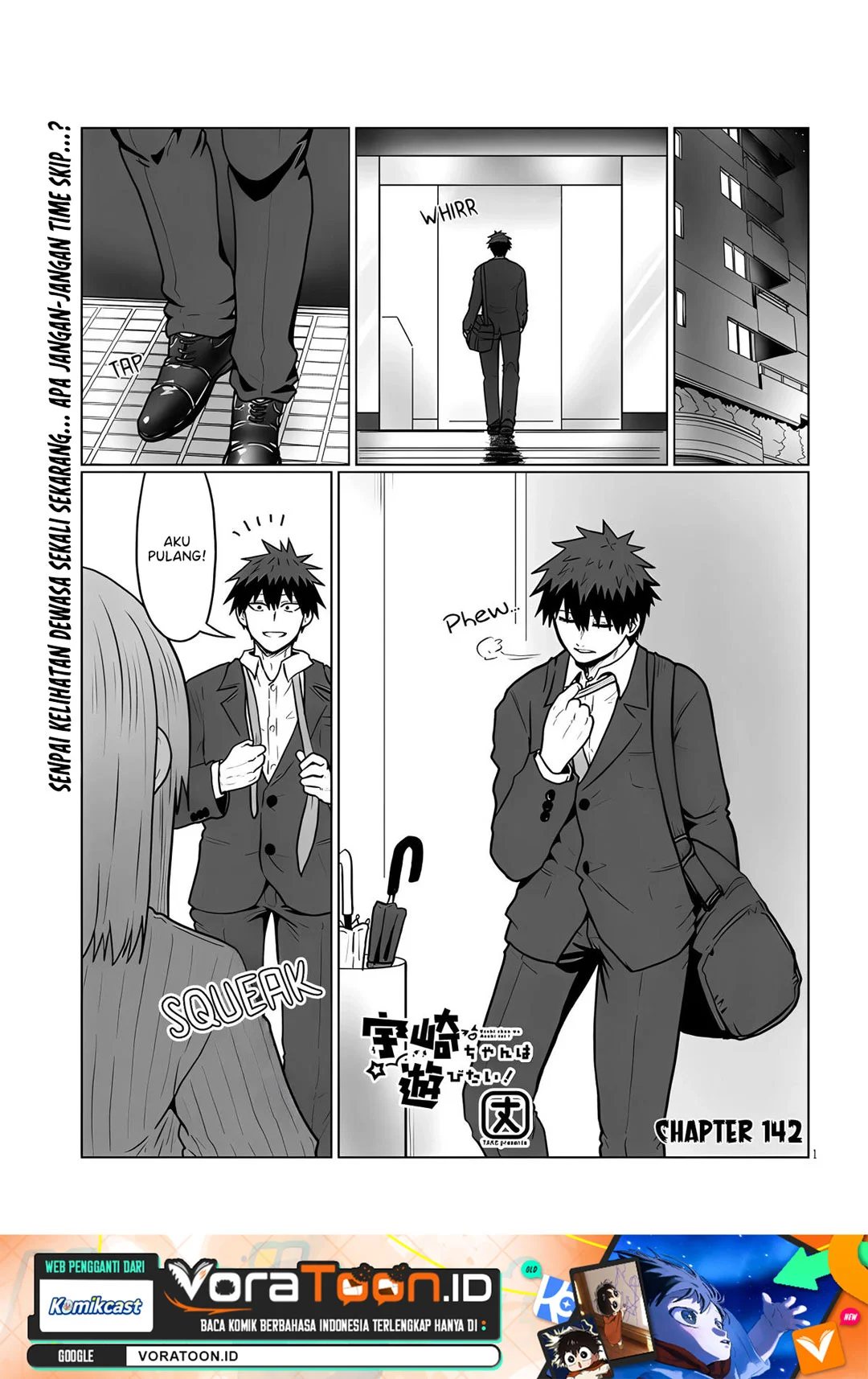 Manga Uzaki-chan wa Asobitai! Chapter 142 gambar 2