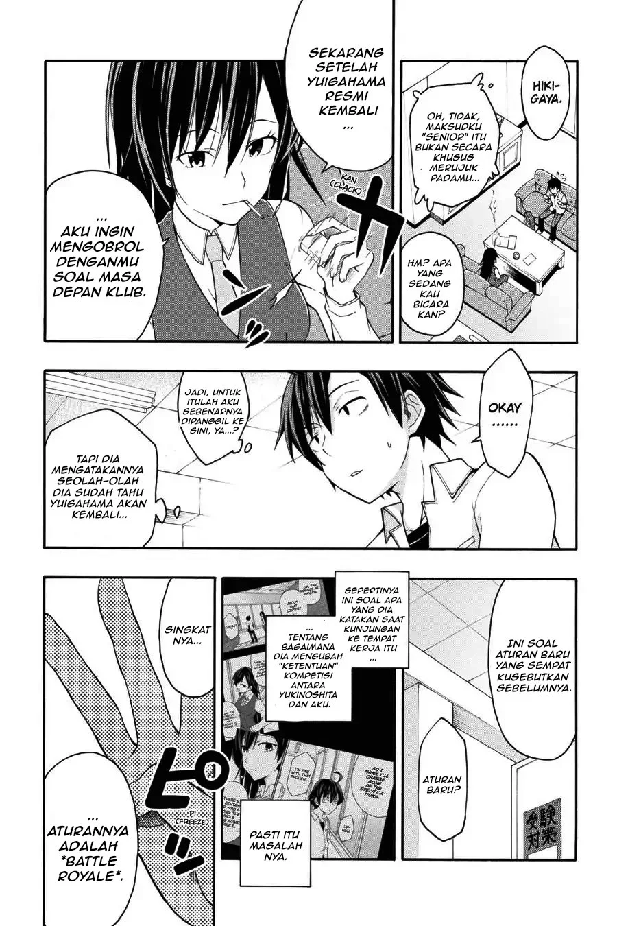 Yahari Ore no Seishun Love Come wa Machigatteiru @comic Chapter 20 Gambar 3