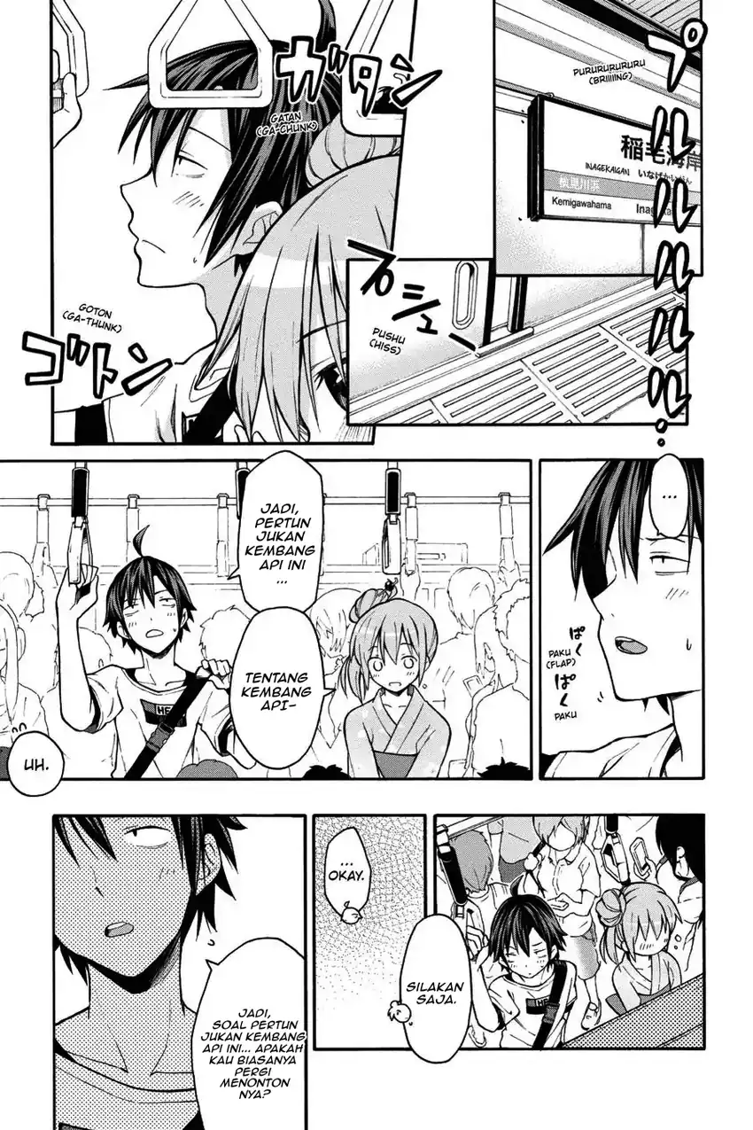 Yahari Ore no Seishun Love Come wa Machigatteiru @comic Chapter 33 Gambar 3