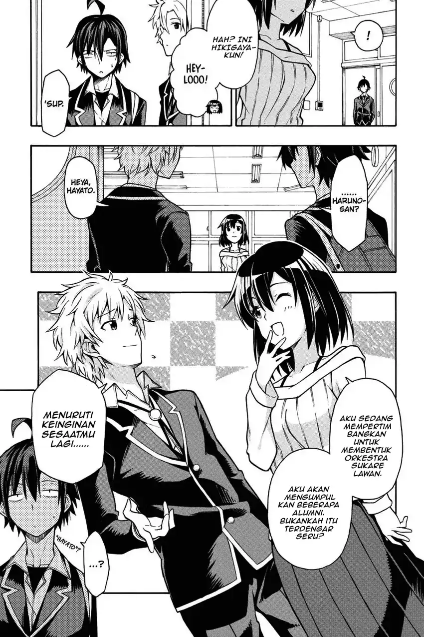 Yahari Ore no Seishun Love Come wa Machigatteiru @comic Chapter 37 Gambar 3