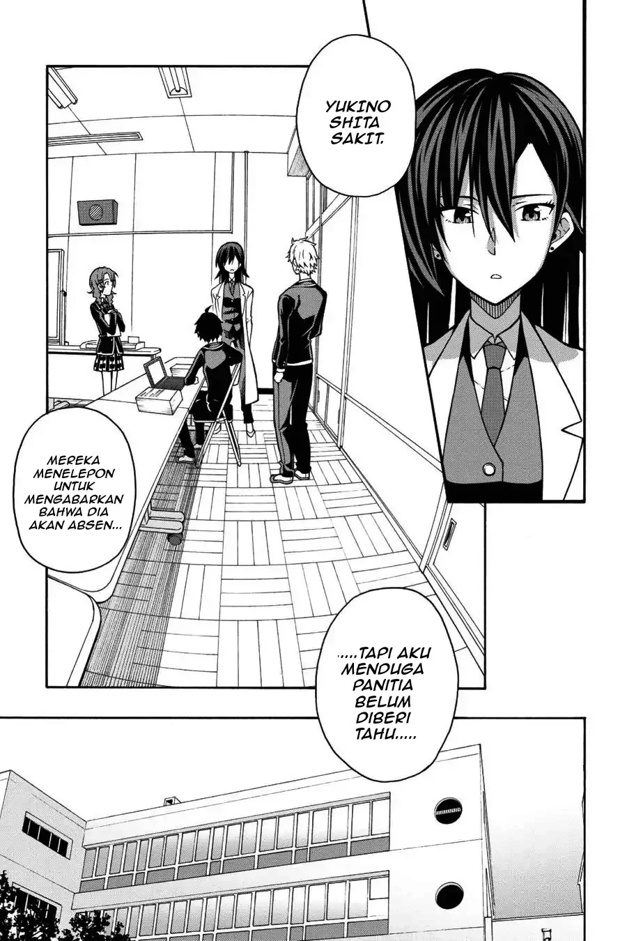 Yahari Ore no Seishun Love Come wa Machigatteiru @comic Chapter 38 Gambar 3