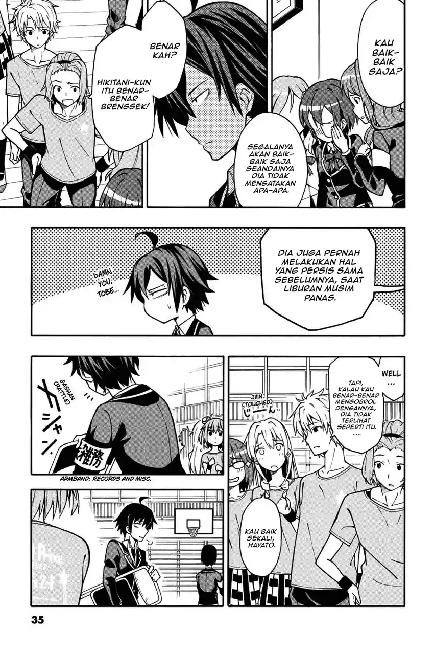 Yahari Ore no Seishun Love Come wa Machigatteiru @comic Chapter 42 Gambar 3