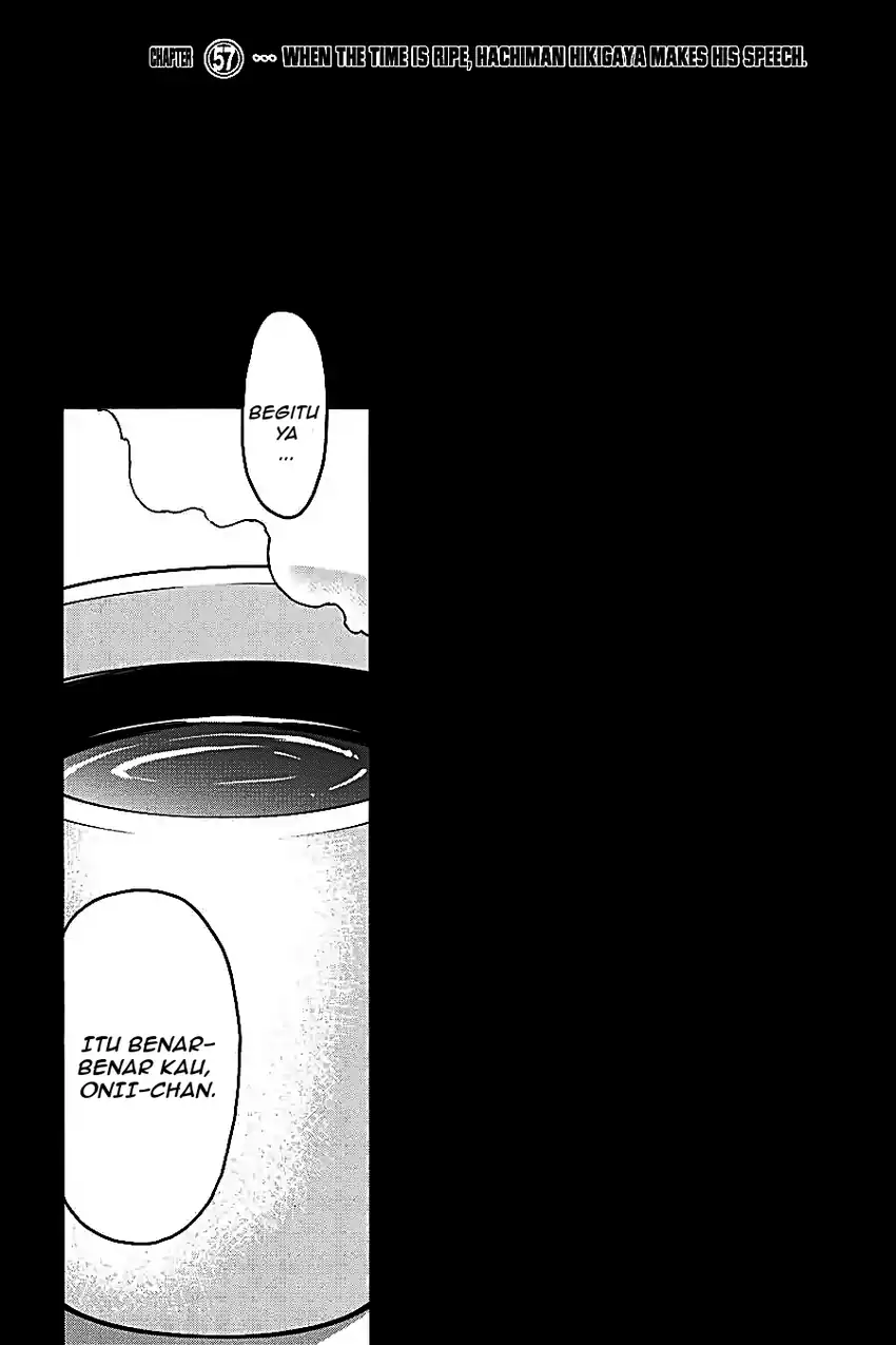 Yahari Ore no Seishun Love Come wa Machigatteiru @comic Chapter 56 Gambar 3