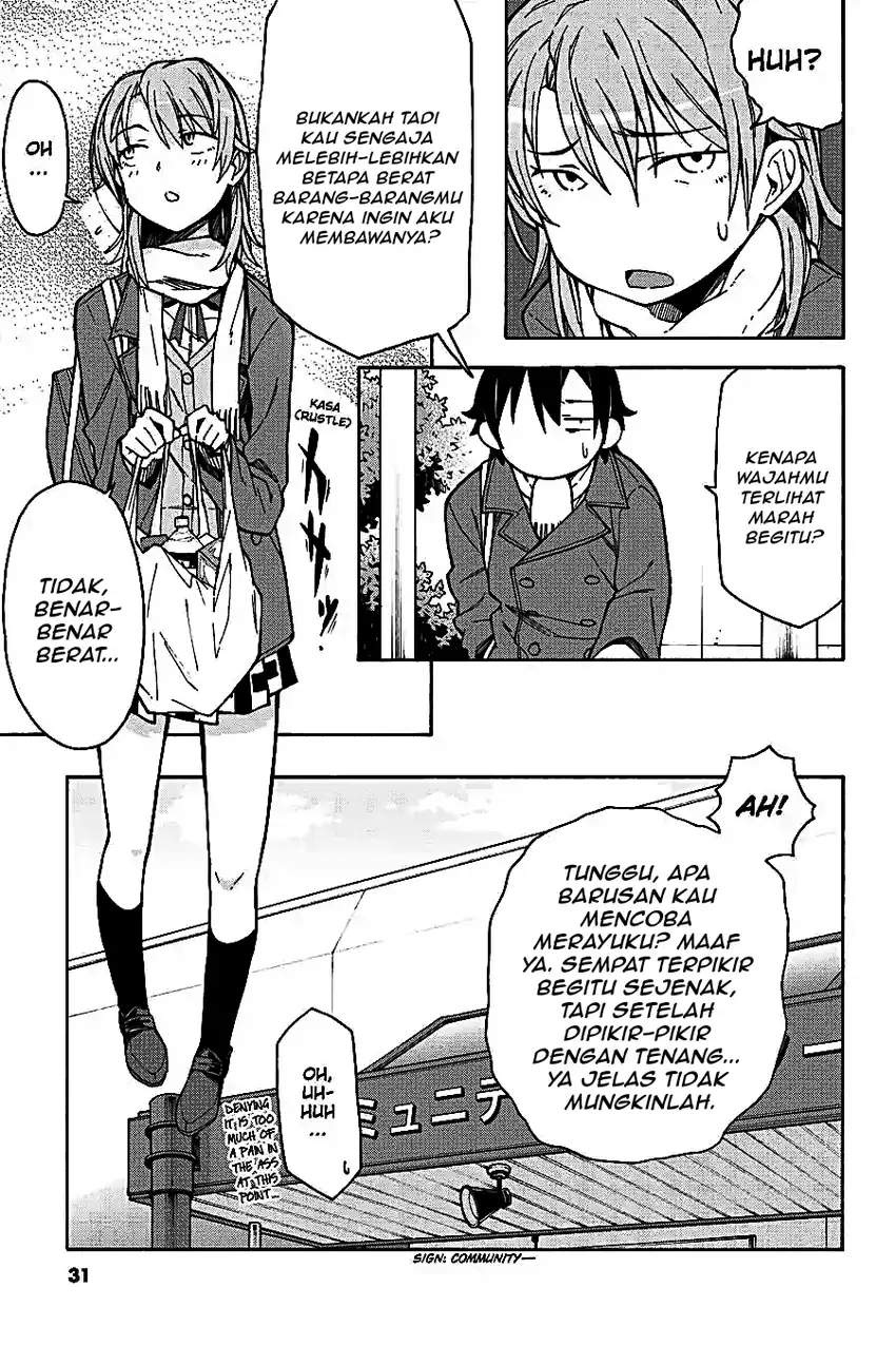 Yahari Ore no Seishun Love Come wa Machigatteiru @comic Chapter 59 Gambar 3