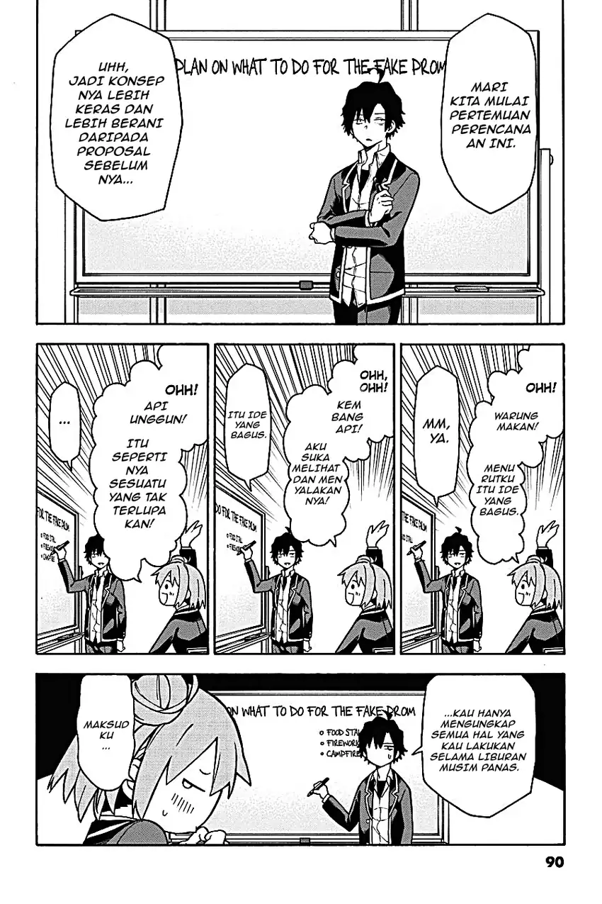 Yahari Ore no Seishun Love Come wa Machigatteiru @comic Chapter 99 Gambar 4