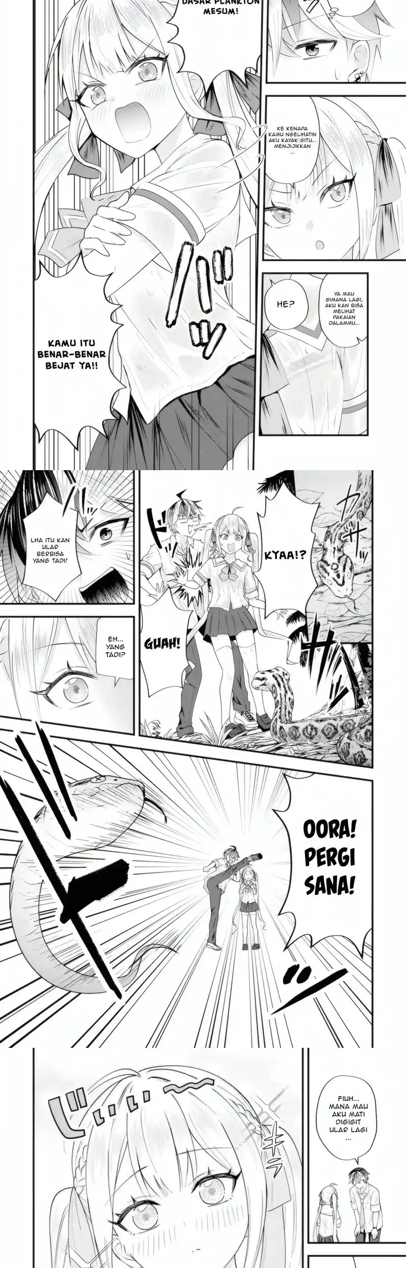 Manga Yarikonda ren’ai game no akuyaku ni tensei shita node, gensaku chishiki de hiroin o kōryaku shimasu Chapter 6.3 gambar 2