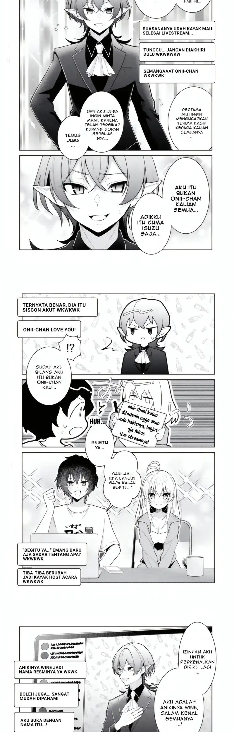 Manga Yuumei VTuber no Ani Dakedo Nazeka Ore ga Yuumei ni Natteita Chapter 15.1 gambar 2