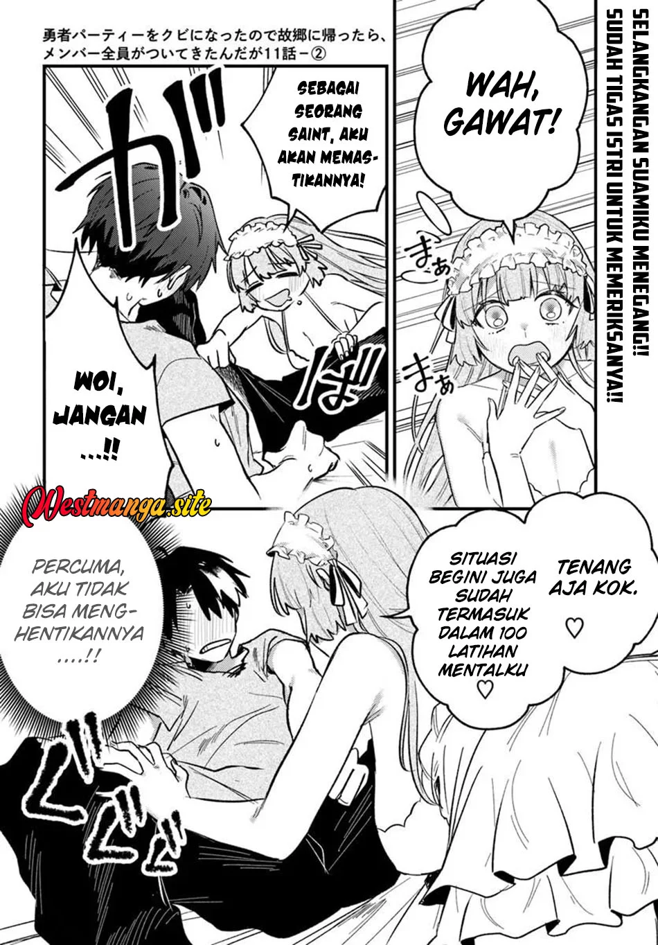 Manga Yuusha Party wo Kubi ni Natta node Kokyou ni Kaettara, Member Zenin ga Tsuitekitandaga Chapter 11.2 gambar 2