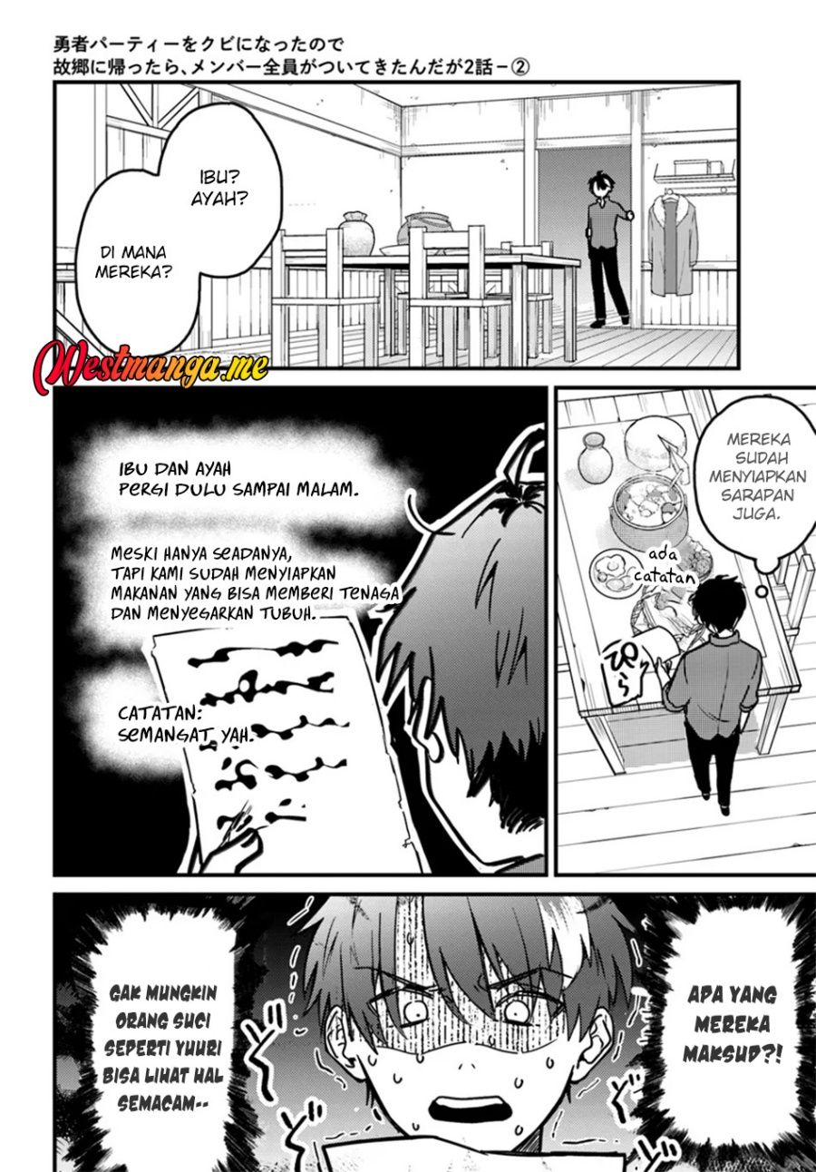 Manga Yuusha Party wo Kubi ni Natta node Kokyou ni Kaettara, Member Zenin ga Tsuitekitandaga Chapter 2.2 gambar 2