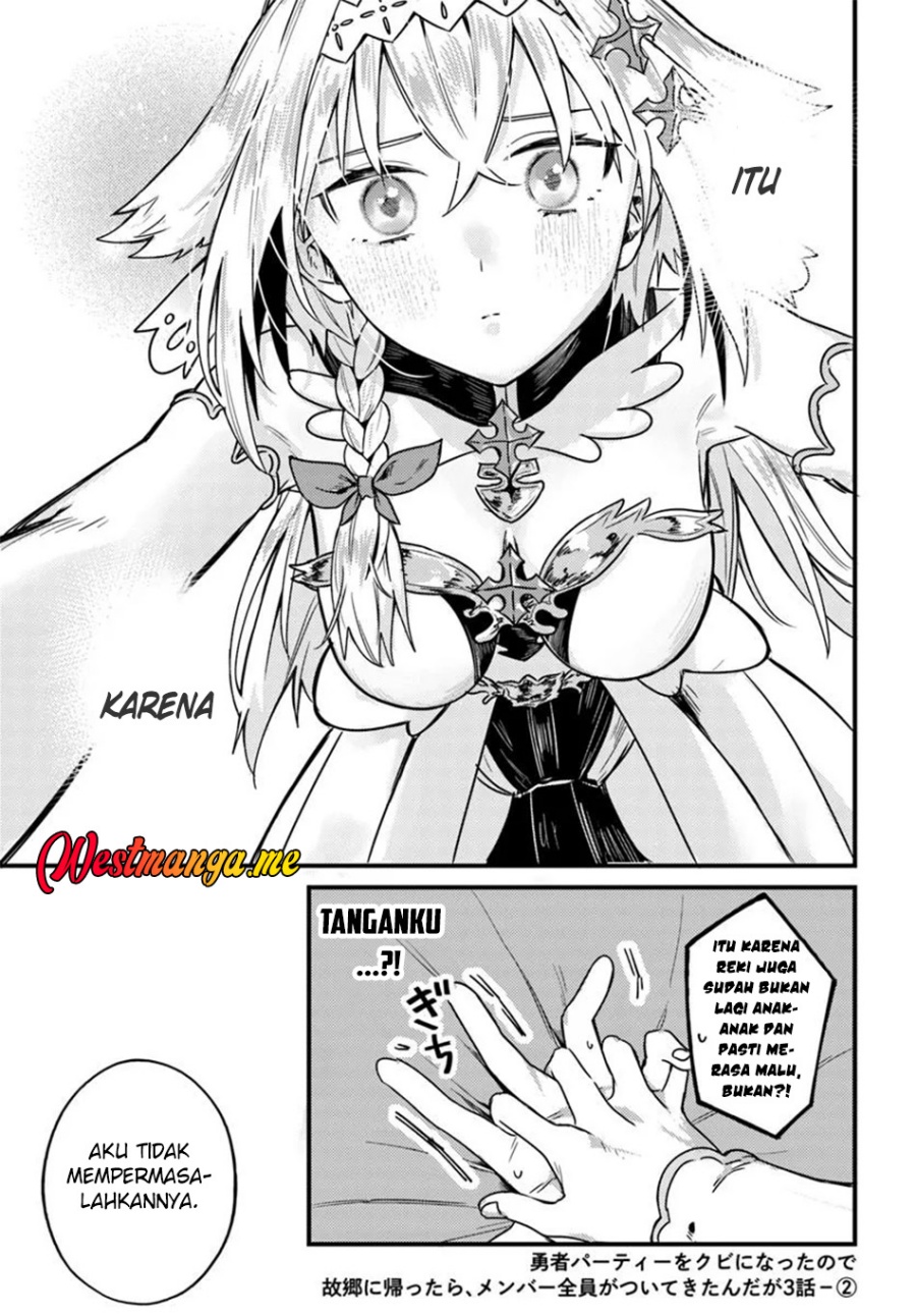 Manga Yuusha Party wo Kubi ni Natta node Kokyou ni Kaettara, Member Zenin ga Tsuitekitandaga Chapter 3.2 gambar 2