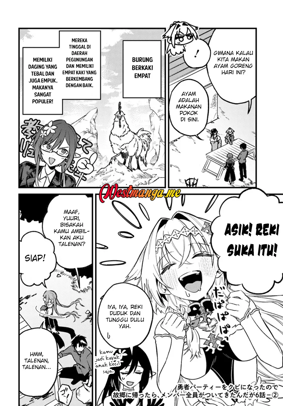 Manga Yuusha Party wo Kubi ni Natta node Kokyou ni Kaettara, Member Zenin ga Tsuitekitandaga Chapter 6.2 gambar 2