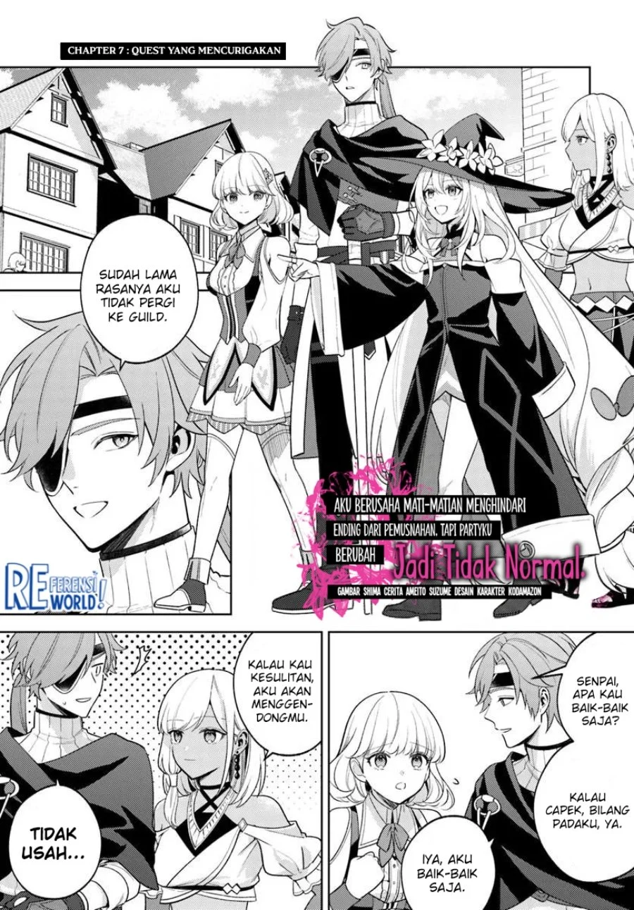 Manga Zenmetsu End o Shi ni Monogurui de Kaihi Shita. Party ga Yanda. Chapter 7.1 gambar 2