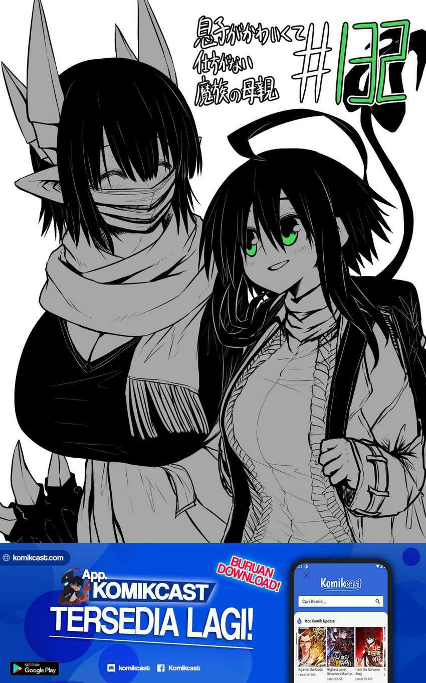 Manga Musuko ga Kawaikute Shikataganai Mazoku no Hahaoya Chapter 132 gambar 2