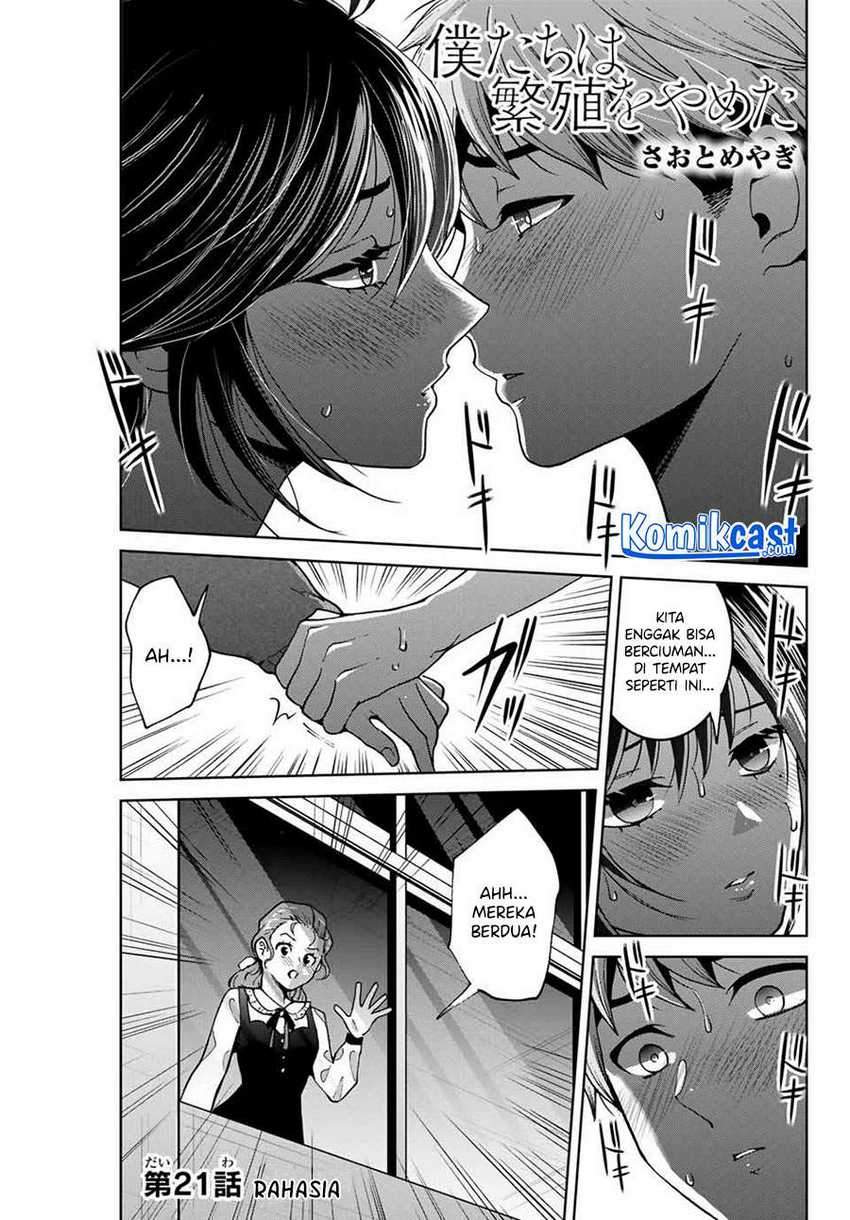 Manga Bokutachi wa Hanshoku wo Yameta Chapter 21 gambar 2