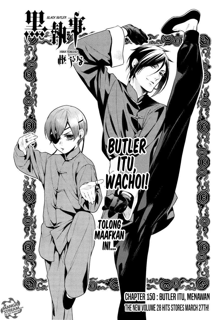 Manga Kuroshitsuji Chapter 150 gambar 2