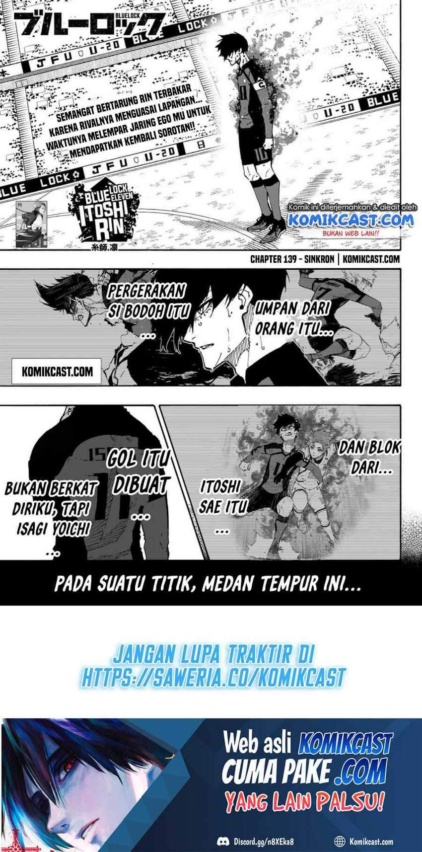 Manga Blue Lock Chapter 139 gambar 2