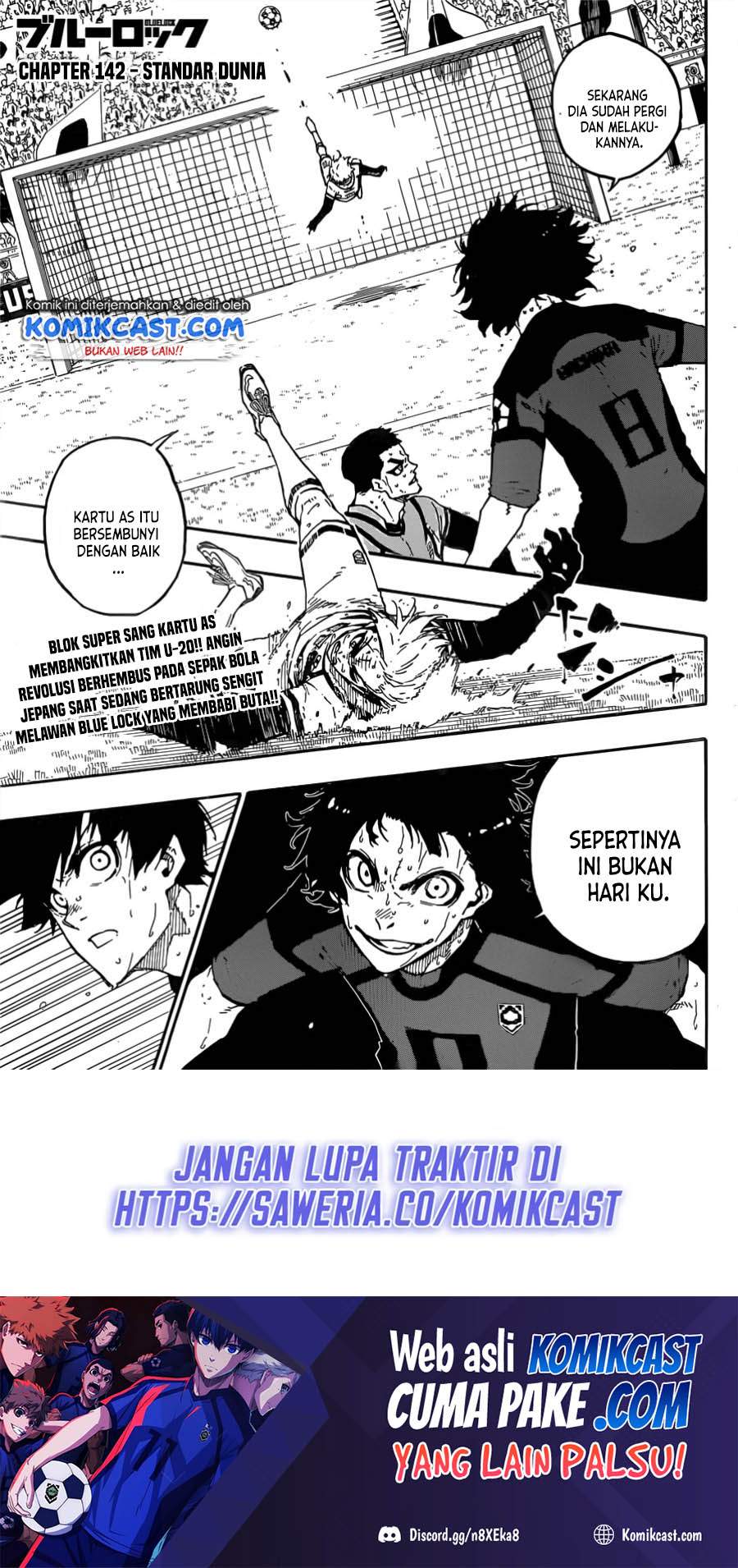 Manga Blue Lock Chapter 142. gambar 2