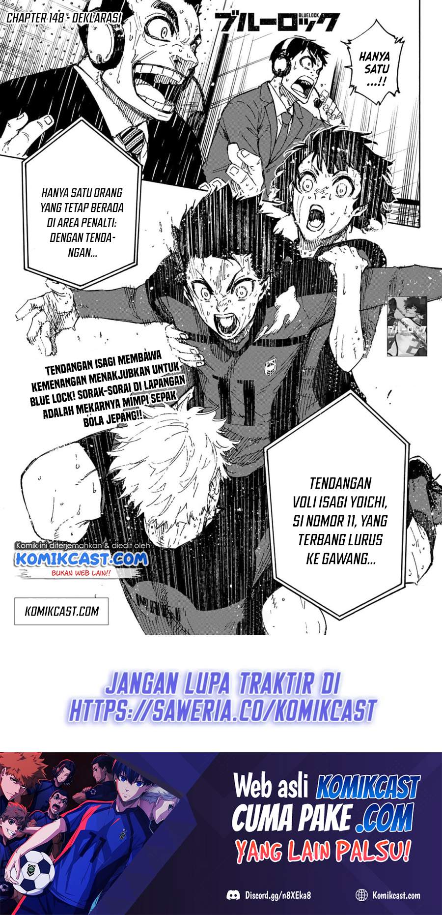 Manga Blue Lock Chapter 148 gambar 2