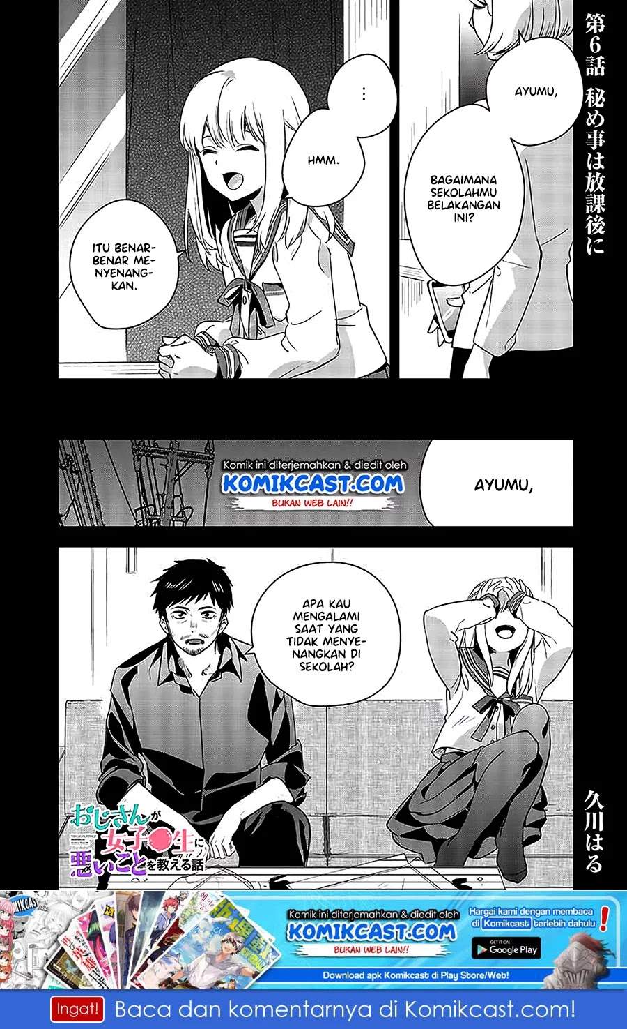 Manga Oji-san ga Joshi●sei ni Warui Koto wo Oshieru hanashi Chapter 6 gambar 2
