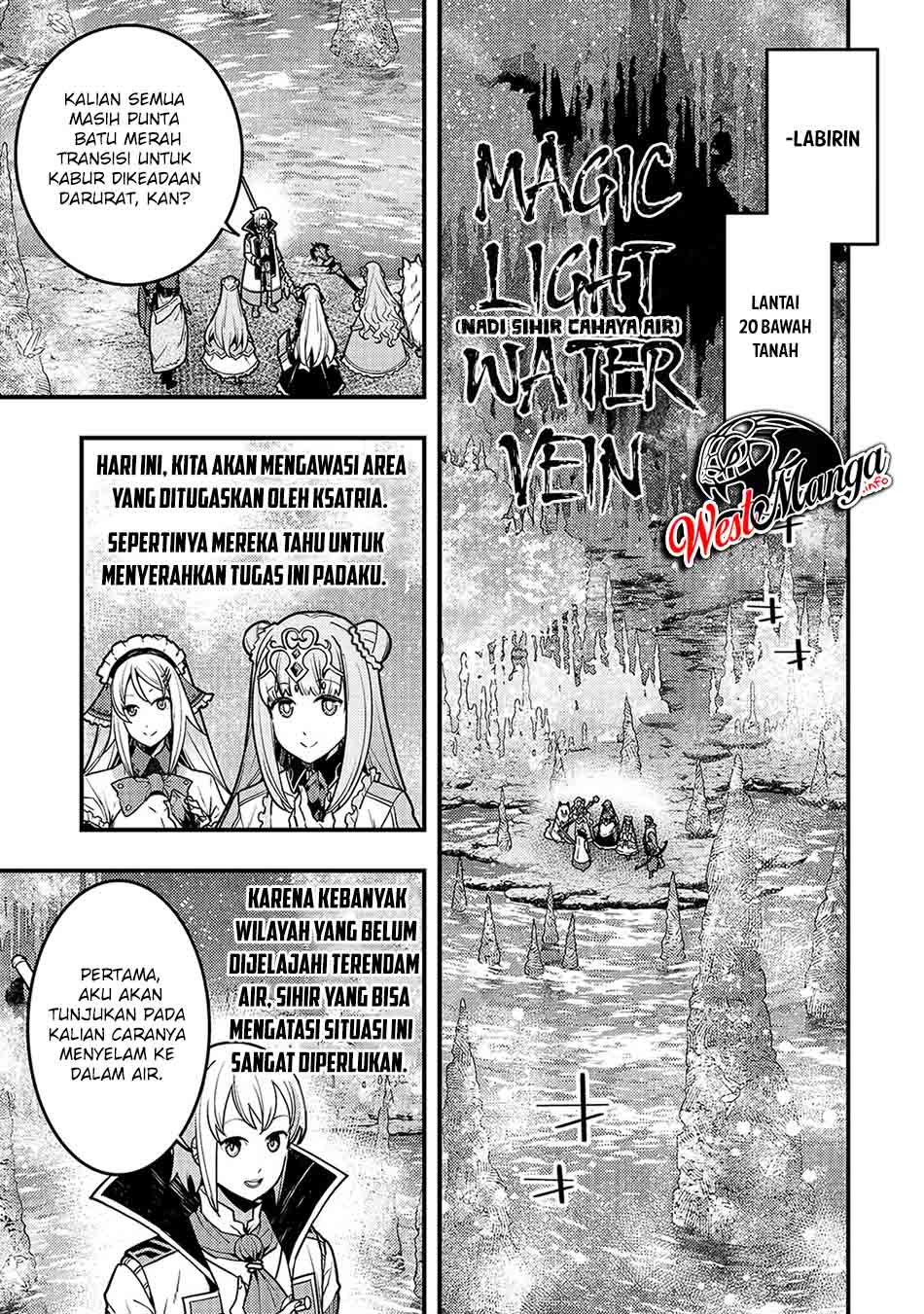 Manga Kyoukai Meikyuu to Ikai no Majutsushi Chapter 35 gambar 2