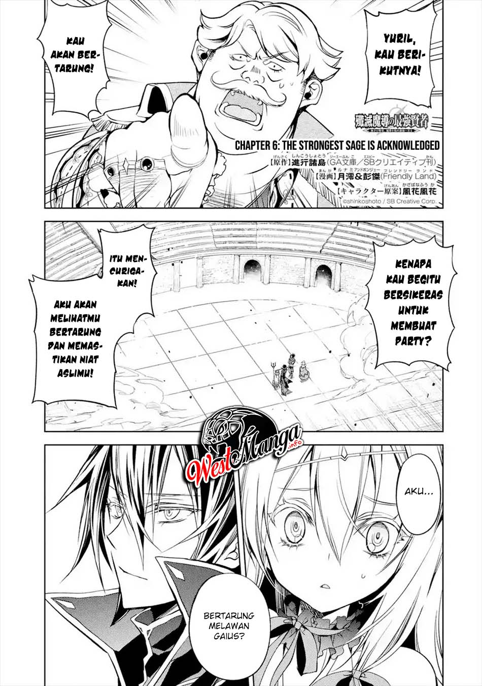 Manga Senmetsumadou no Saikyou Kenja: Musai no Kenja, Madou wo Kiwame Saikyou e Itaru Chapter 06.1 gambar 2
