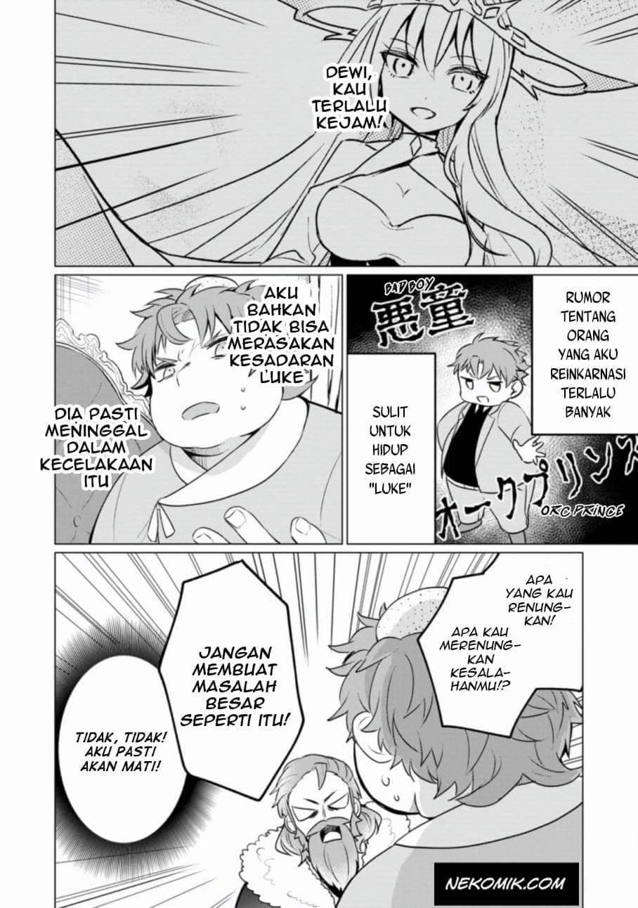 Manga Tensei Saki ga Zannen Ouji Datta Ken: Ima wa Fukkin 1-kai mo Dekinai kedo Yasete Isekai Sukuimasu Chapter 2.1 gambar 2