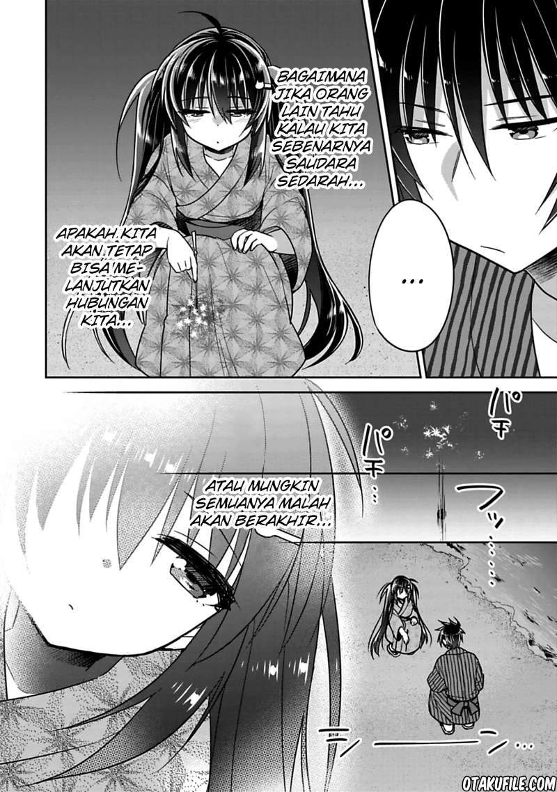 Manga Siscon Ani to Brocon Imouto ga Shoujiki ni Nattara Chapter 15.5 gambar 2