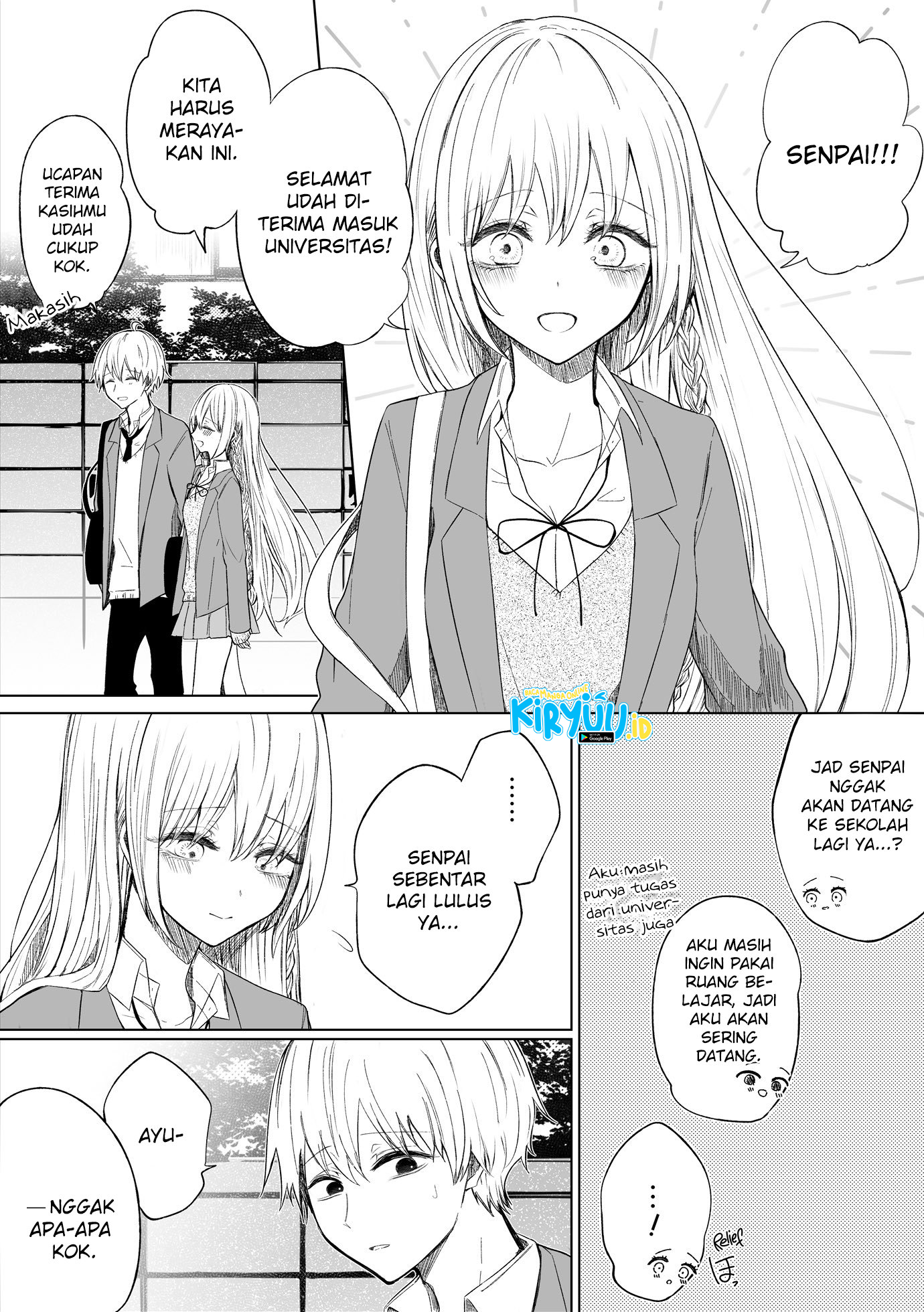 Manga Ichizu de Bitch na Kouhai Chapter 75 gambar 2