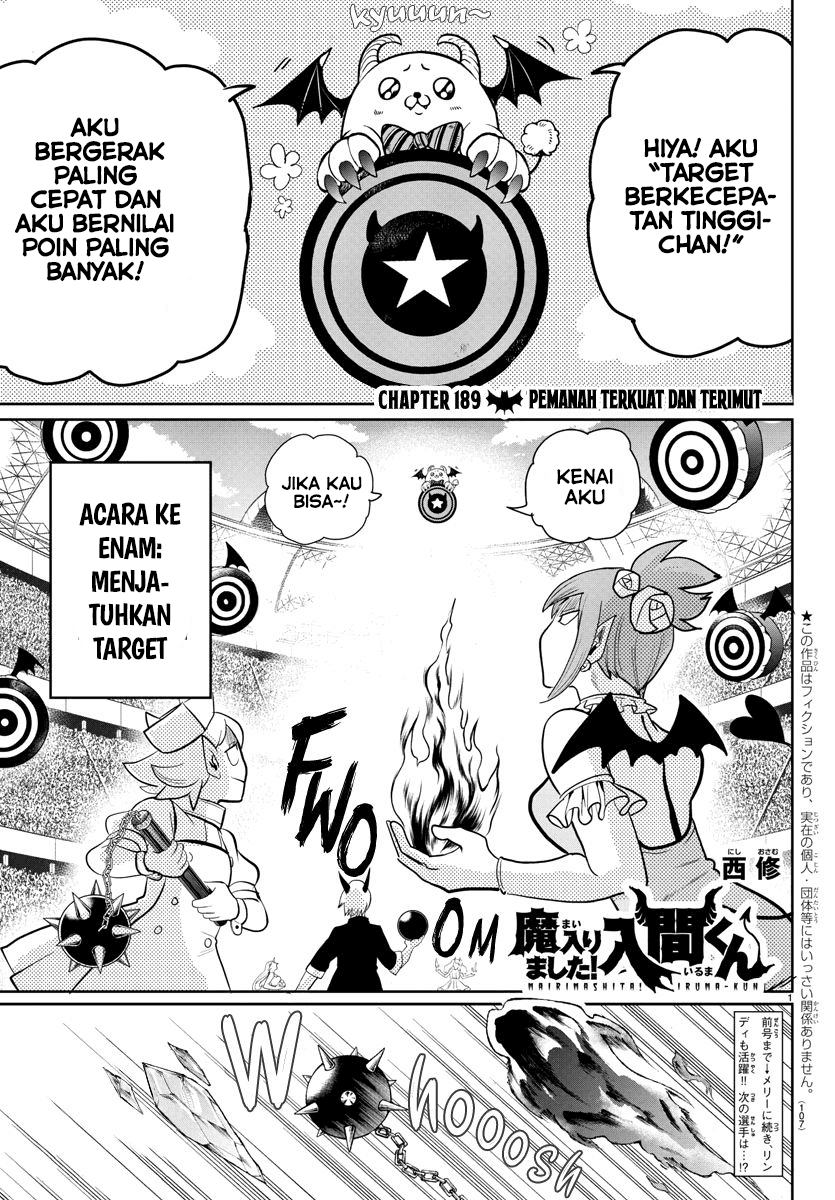 Manga Mairimashita! Iruma-kun Chapter 189 gambar 2