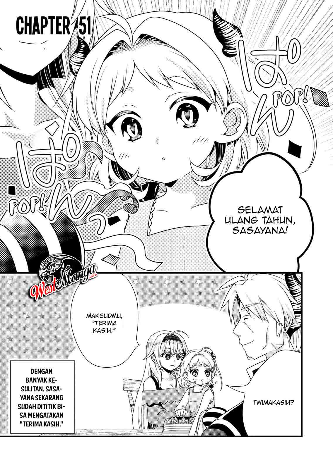 Manga Maou desu Onna Yuusha no Hahaoya to Saikon Shita no de Onna Yuusha ga Giri no Musume ni Narimashita Chapter 51 gambar 2